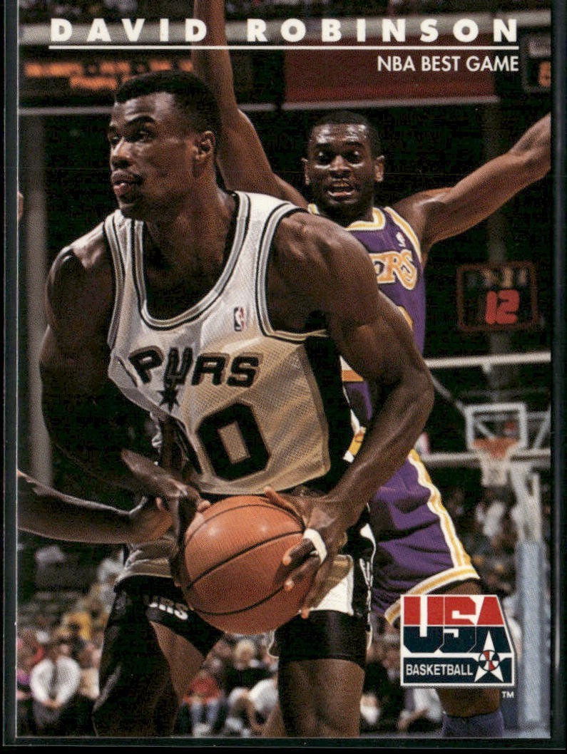 David Robinson Player Lot Bundle 10 Basketball Cards DR002 Spurs back