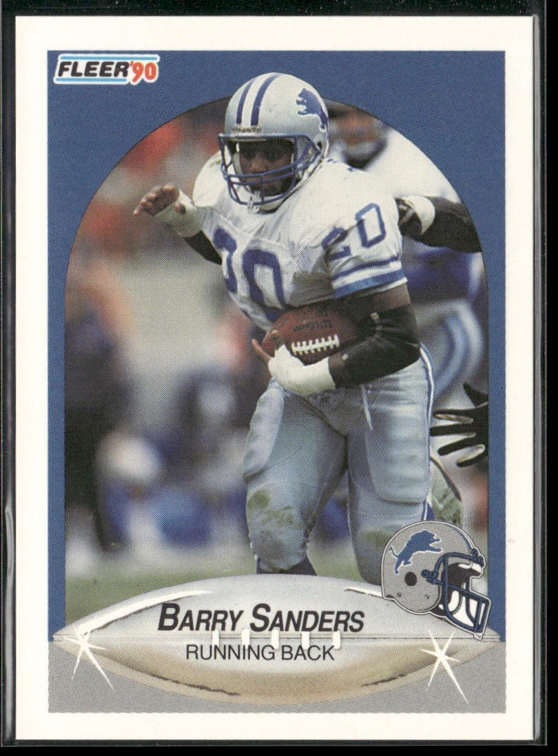 Barry Sanders Player Lot Bundle 10 Different Football Cards BS009 Lions back