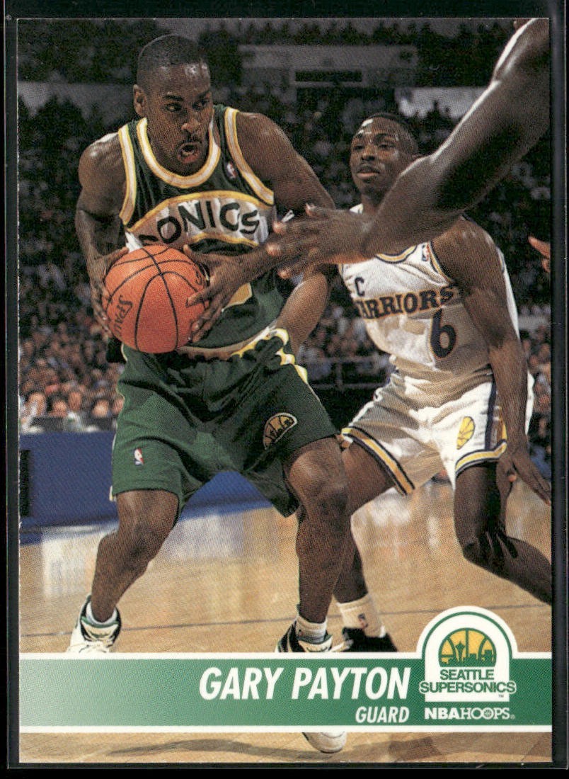 Gary Payton Player Lot Bundle 10 Basketball Cards GP001 Supersonics back