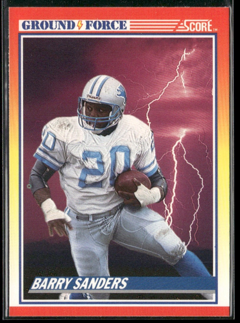Barry Sanders Player Lot Bundle 10 Different Football Cards BS009 Lions back