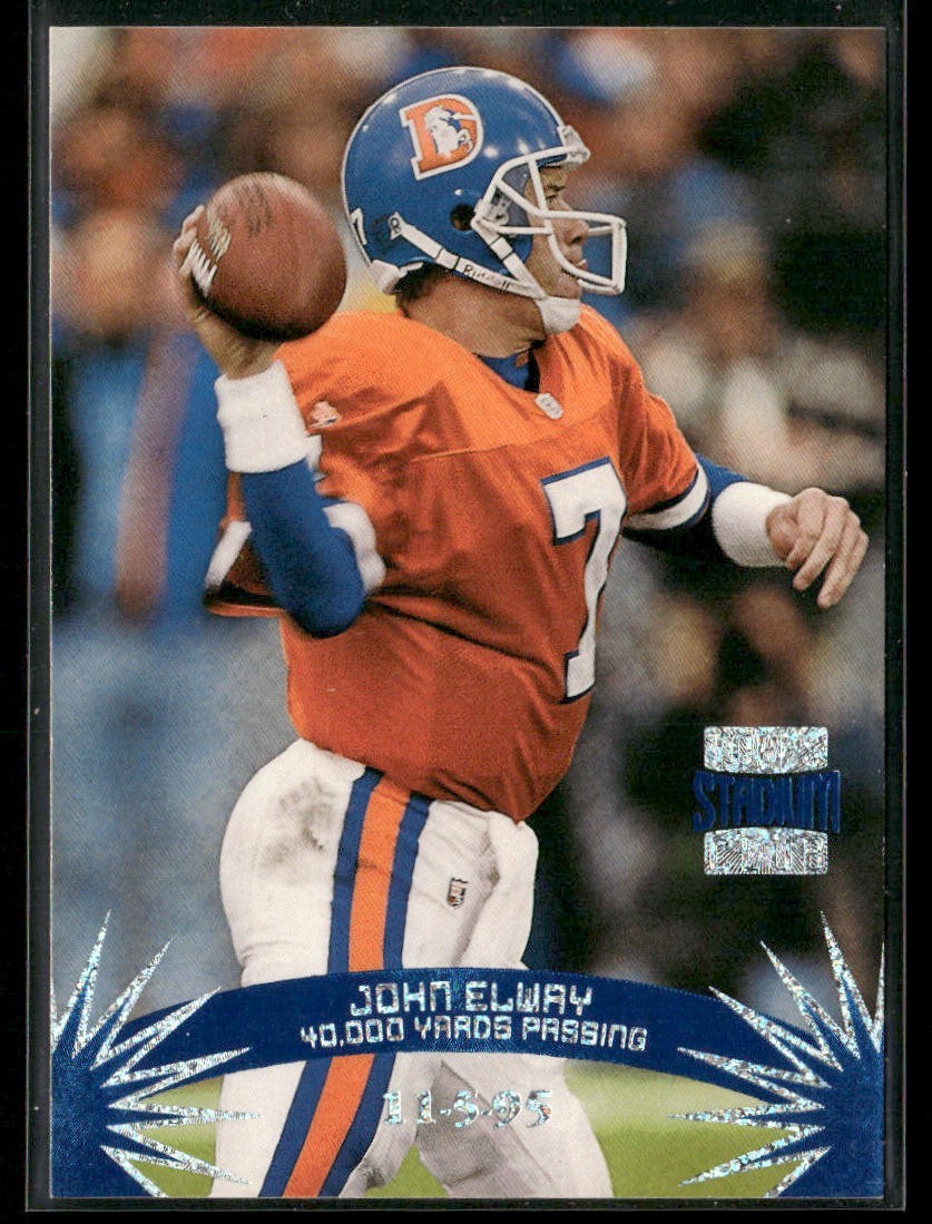 John Elway Player Lot Bundle 10 Different Football Cards JE003 Broncos back