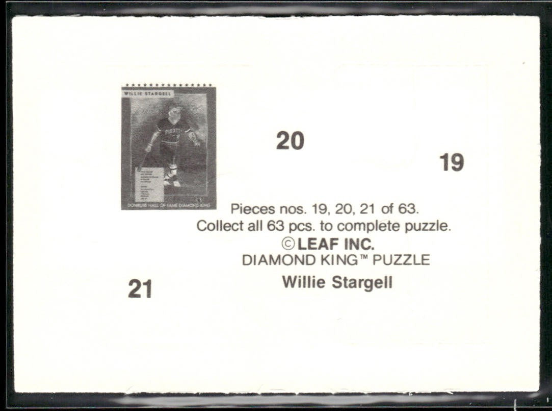 Puzzle Piece Lot Bundle 10 Different Baseball Cards P014 back