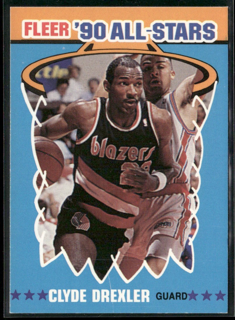 Clyde "The Glide" Drexler Player Lot Bundle 10 Basketball Cards CD003 Portland front