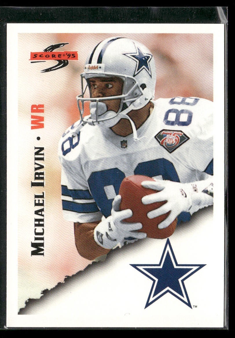 Michael Irvin Player Lot Bundle 10 Different Football Cards MI004 Cowboys back
