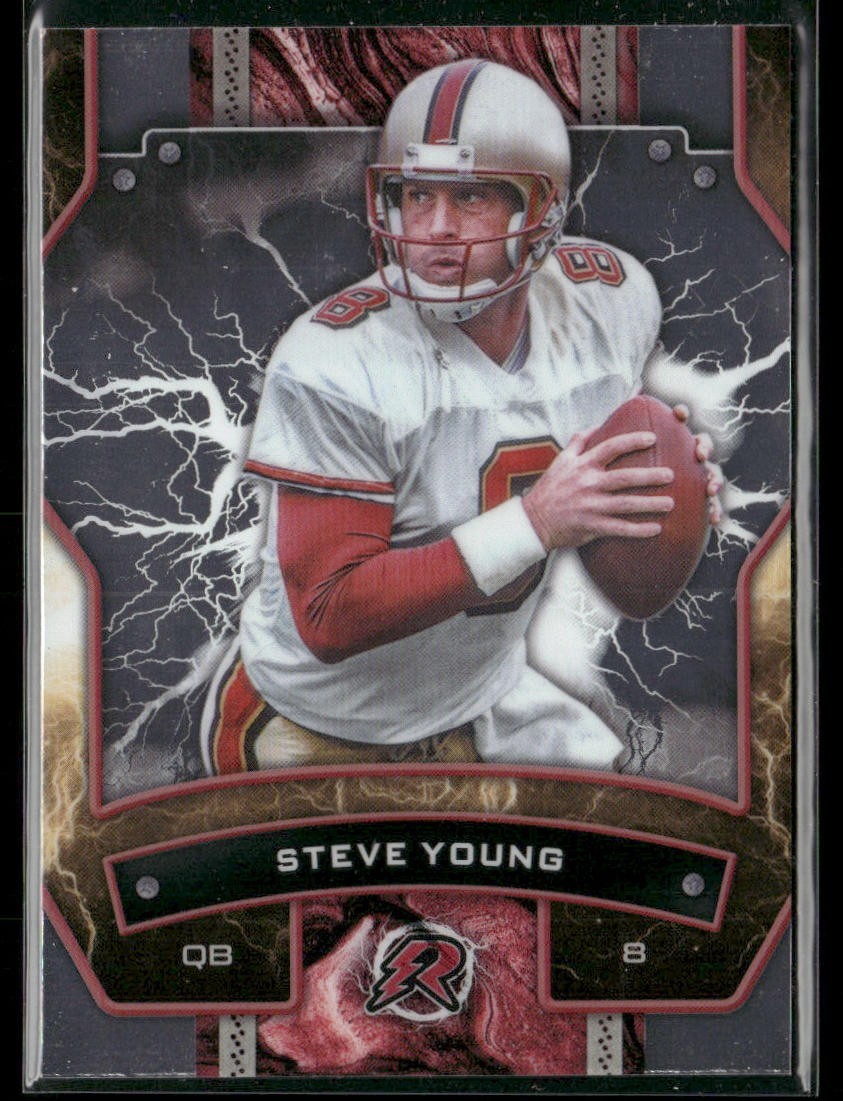 Steve Young Player Lot Bundle 10 Different Football Cards SY003 49ers back