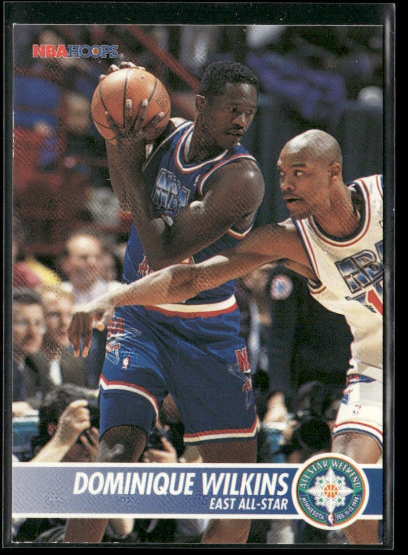Dominique Wilkins Player Lot Bundle 10 Basketball Cards DW001 Hawks back
