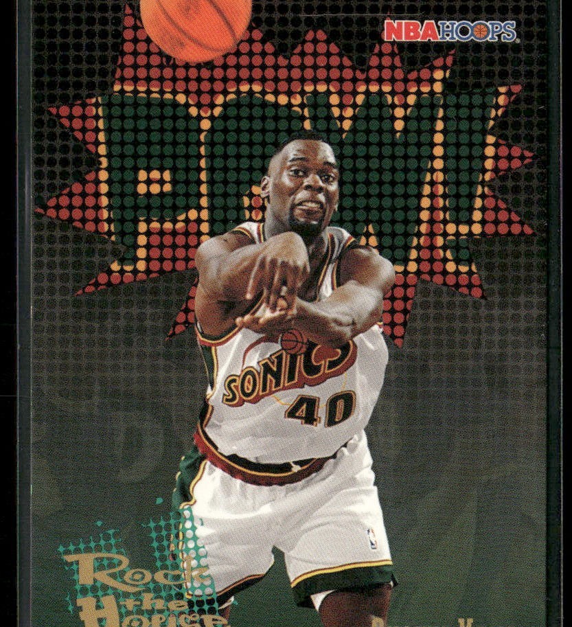 Shawn Kemp Player Lot Bundle 10 Basketball Cards SK001 Supersonics Cavs 1 RC back