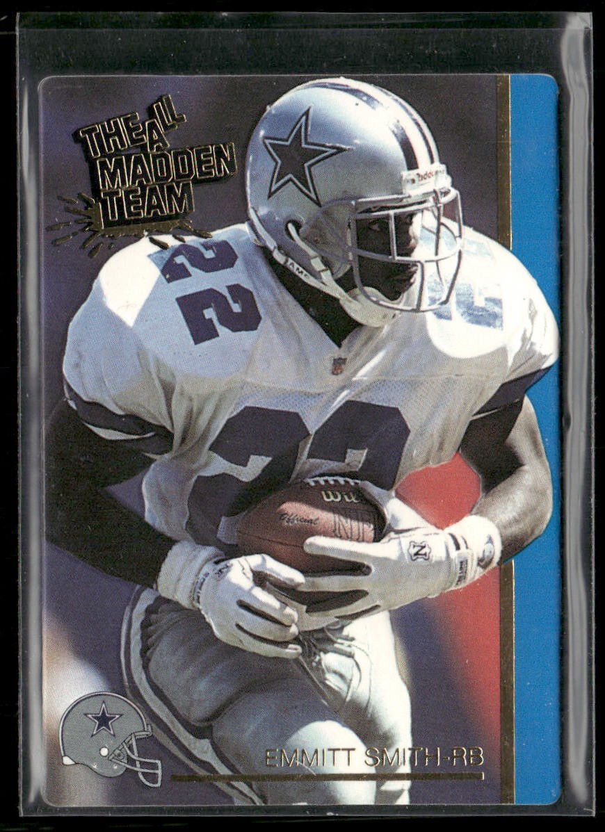 Emmitt Smith Player Lot Bundle 10 Different Football Cards ES005 Cowboys back