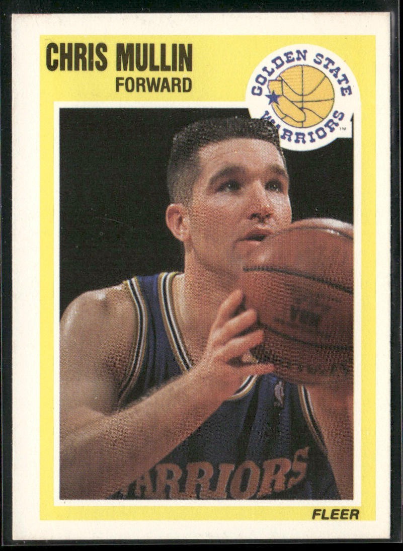 Chris Mullin Player Lot Bundle 10 Basketball Cards CM004 Warriors back