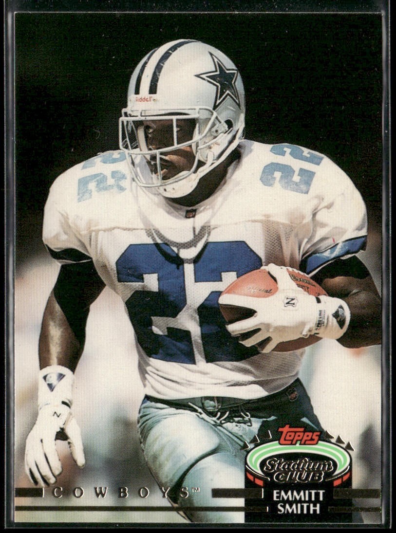 Emmitt Smith Player Lot Bundle 10 Different Football Cards ES004 Cowboys back