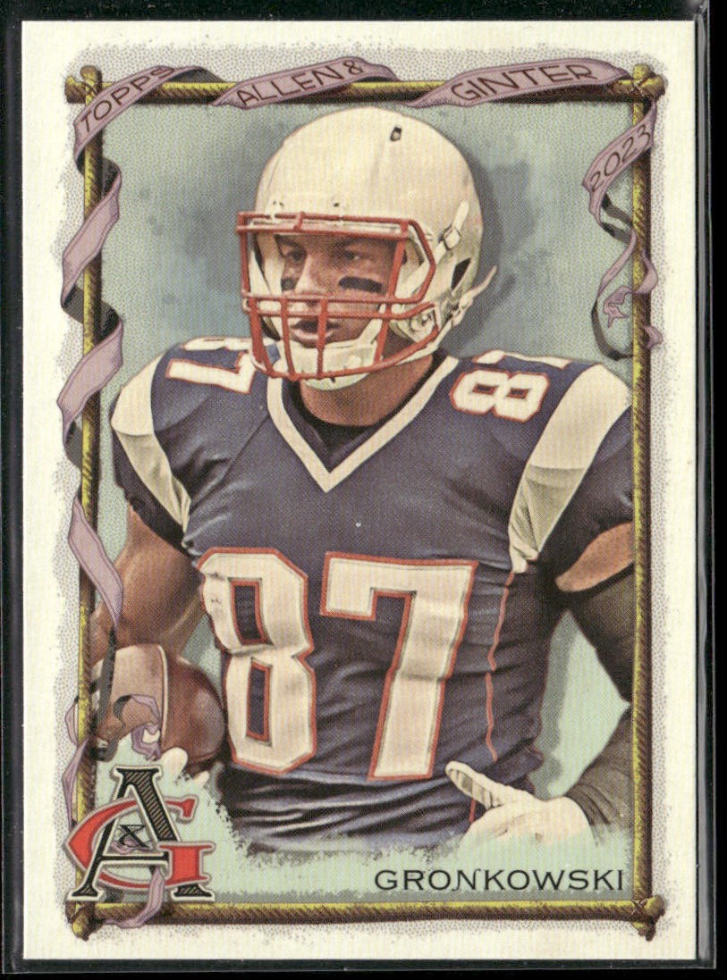 Rob Gronkowski Player Lot Bundle 10 Different Football Cards RG001 Patriots back