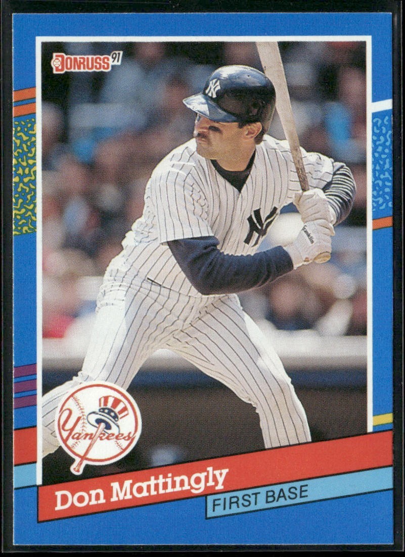 Don Mattingly Player Lot Bundle 10 Different Baseball Cards DM001 Yankees back