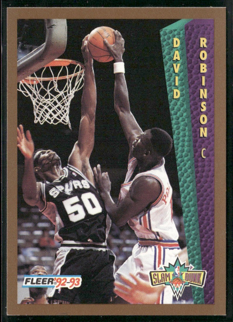 David Robinson Player Lot Bundle 10 Basketball Cards DR004 Spurs back