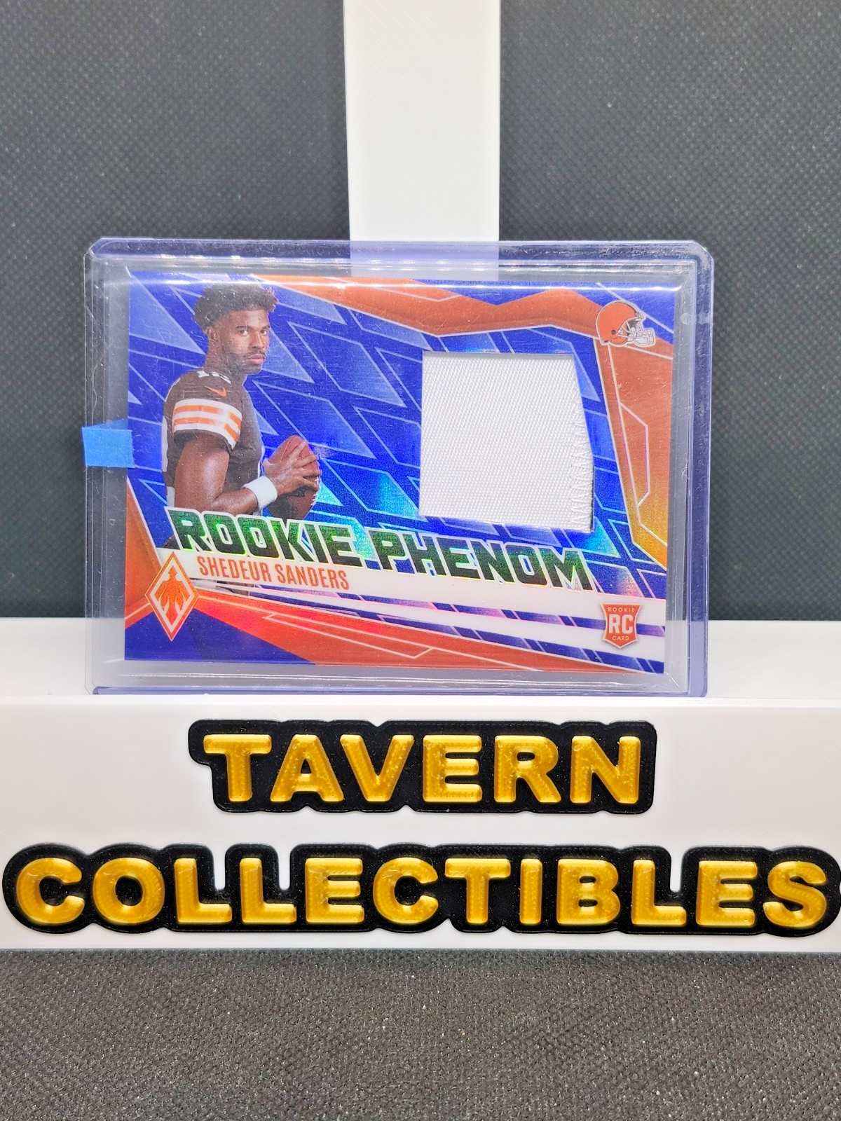 2025 Phoenix Shedeur Sanders Rookie Phenom Blue Patch Jersey SN/199 #PJY-SSS front