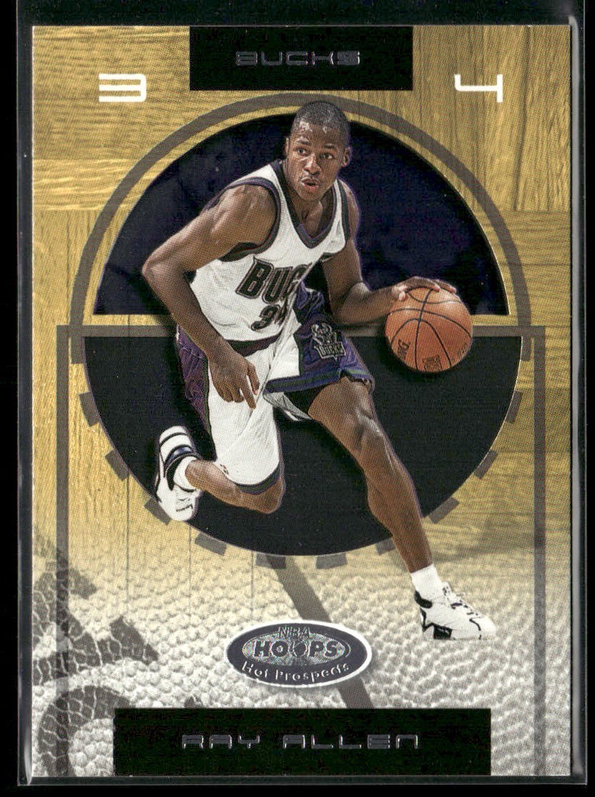 Ray Allen Player Lot Bundle 10 Basketball Cards RA001 Bucks back