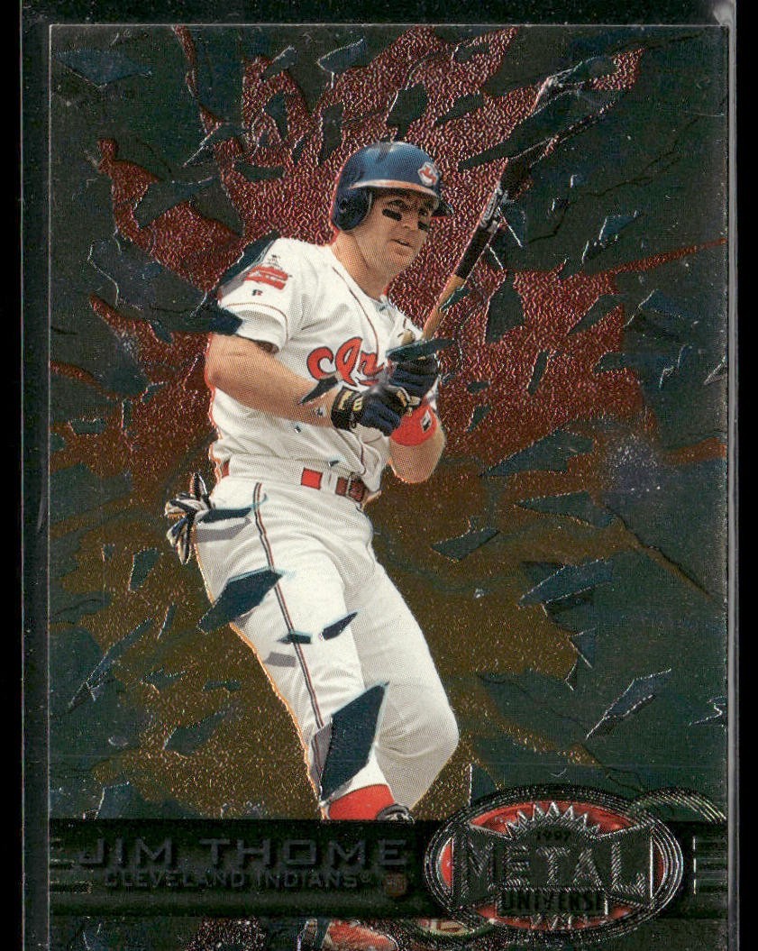 Jim Thome Player Lot Bundle 10 Different Baseball Cards JT001 Indians 1 RC back