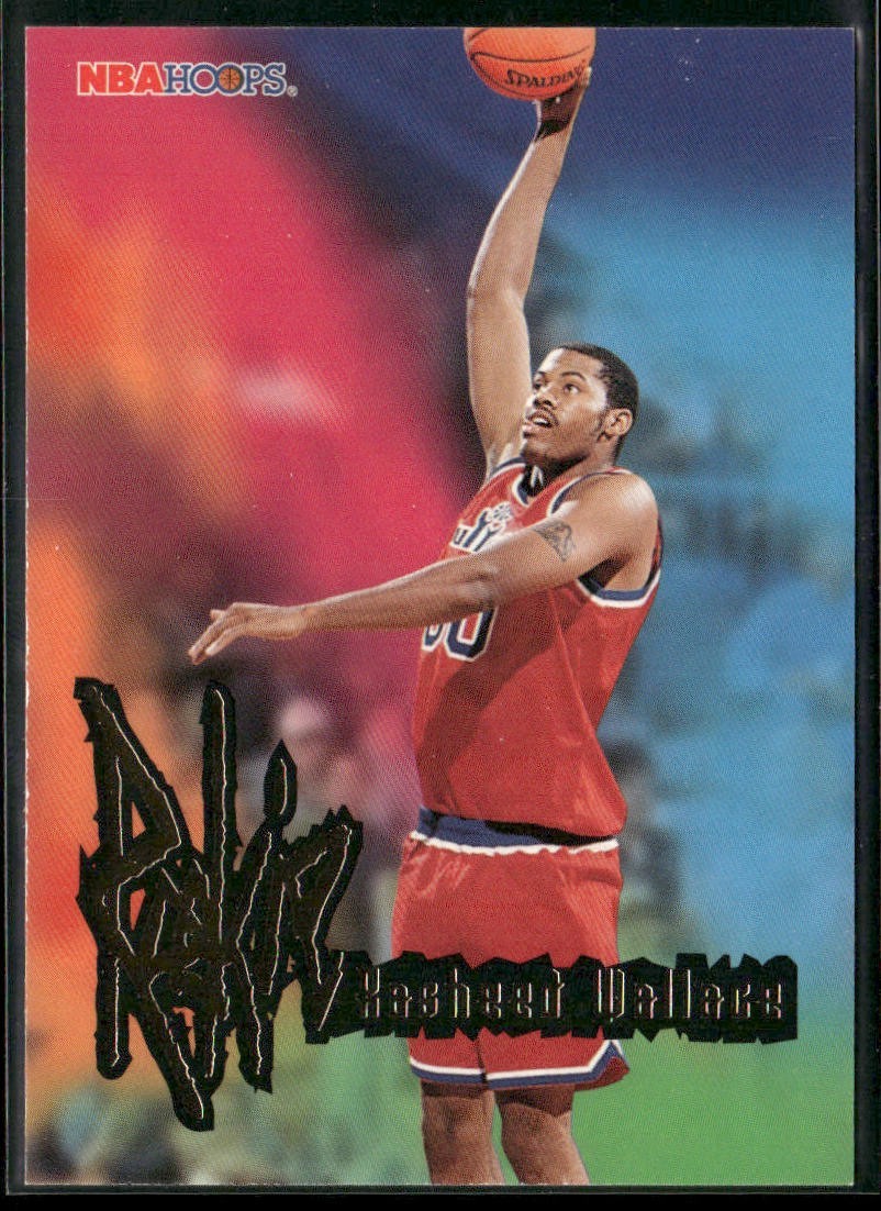 Rasheed Wallace Player Lot Bundle 10 Basketball Cards RW001 Bullets 1 RC front