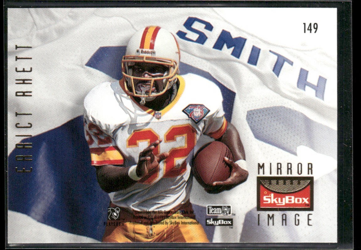 Emmitt Smith Player Lot Bundle 10 Different Football Cards ES007 Cowboys back