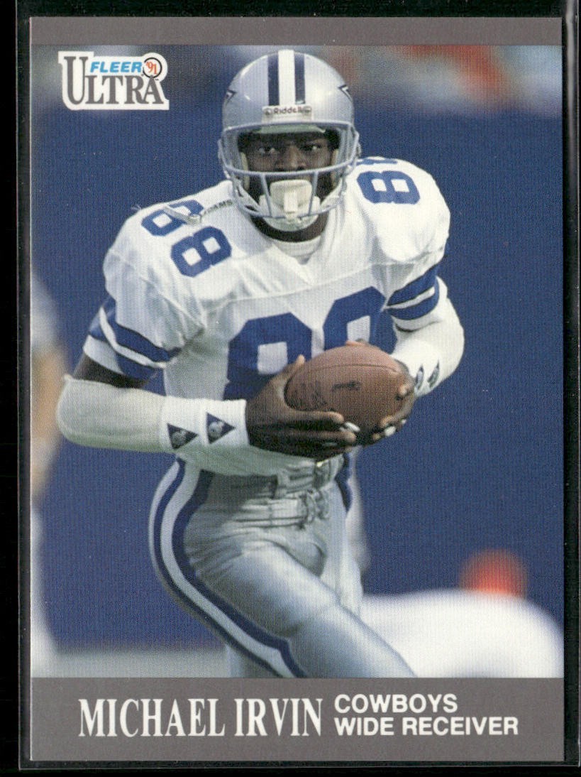 Michael Irvin Player Lot Bundle 10 Different Football Cards MI007 Cowboys back