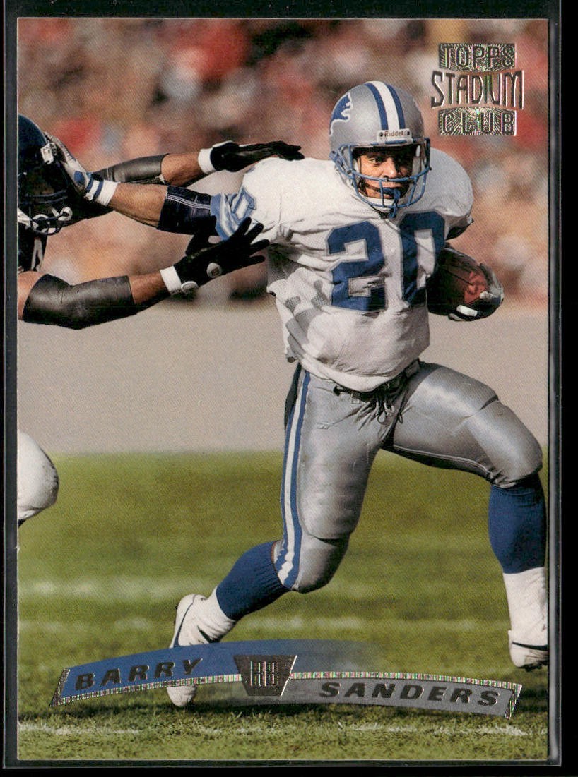 Barry Sanders Player Lot Bundle 10 Different Football Cards BS006 Lions back