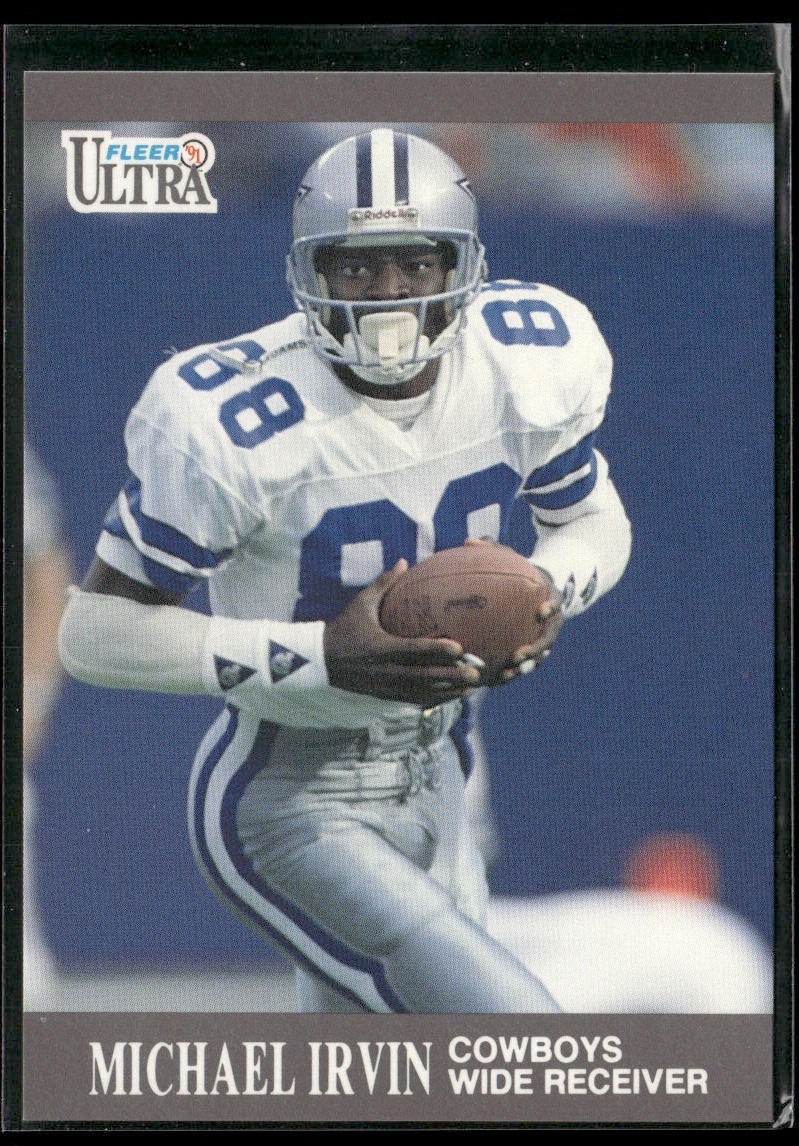 Michael Irvin Player Lot Bundle 10 Different Football Cards MI001 Cowboys back
