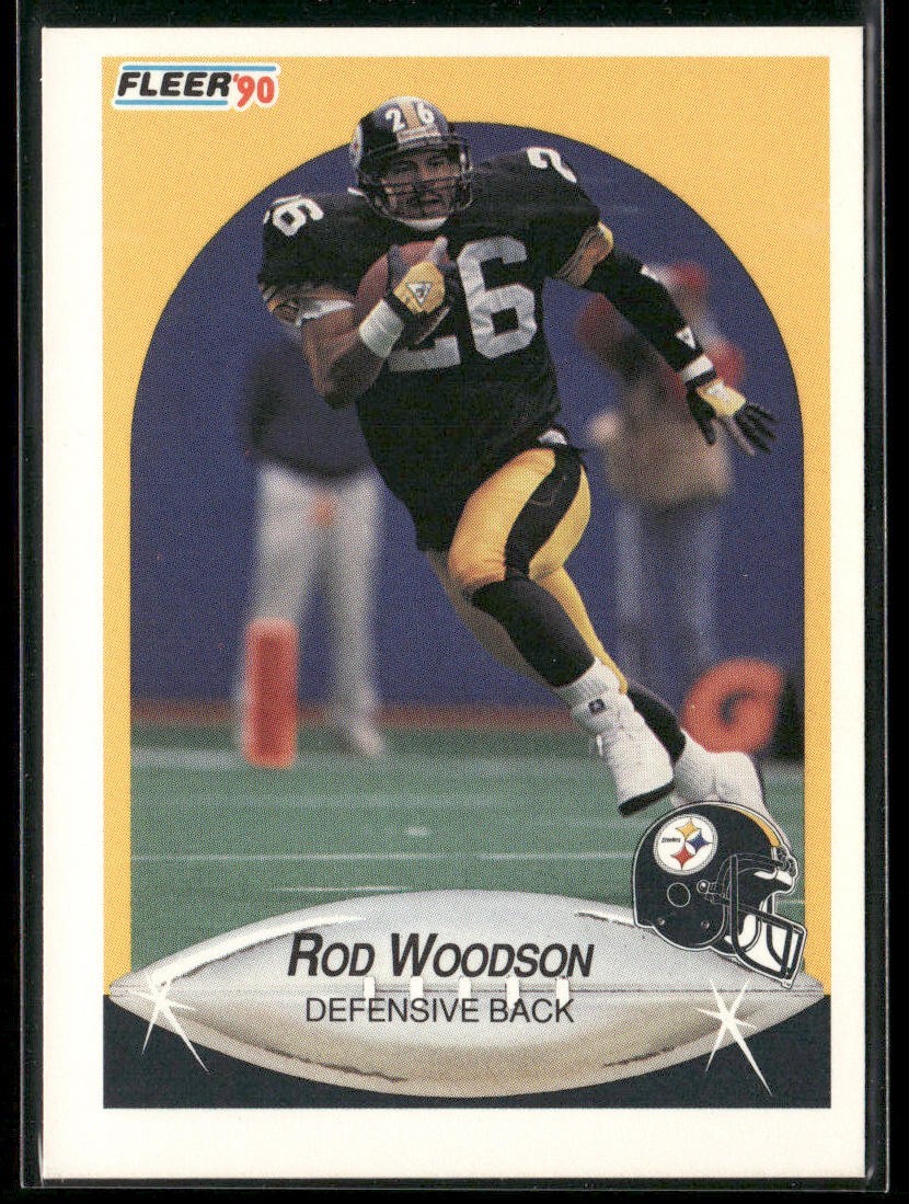 Rod Woodson Player Lot Bundle 10 Different Football Cards RW003 Steelers back
