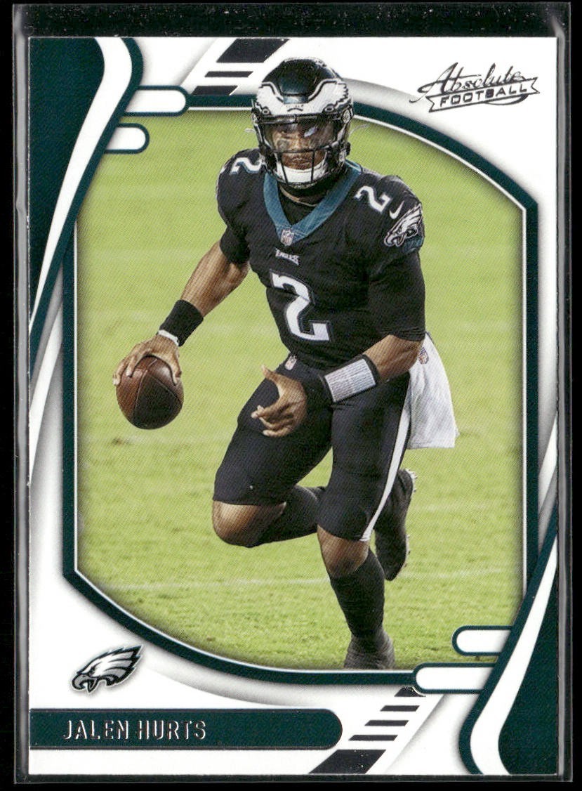 Jalen Hurts Player Lot Bundle 10 Different Football Cards JH003 Eagles back