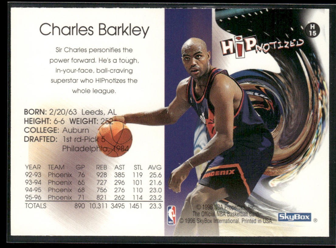 "Sir" Charles Barkley Player Lot Bundle 10 Basketball Cards CB004 Suns Sixers back