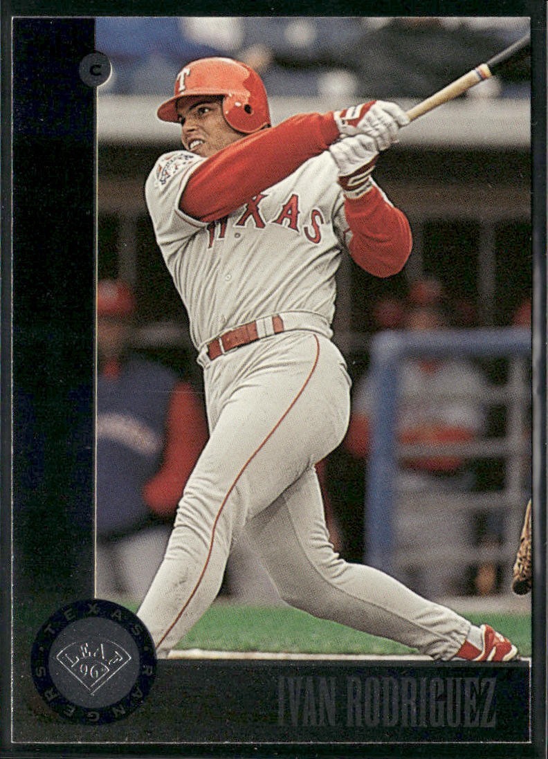 Ivan Rodriguez Player Lot Bundle 10 Different Baseball Cards IR001 Rangers back