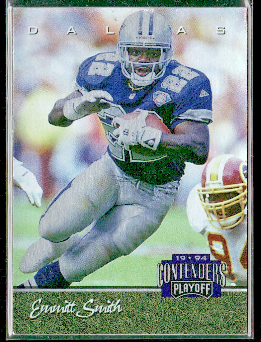 Emmitt Smith Player Lot Bundle 10 Different Football Cards ES007 Cowboys front