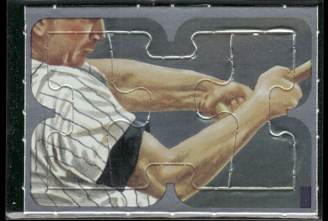 Puzzle Piece Lot Bundle 10 Different Baseball Cards P008 back