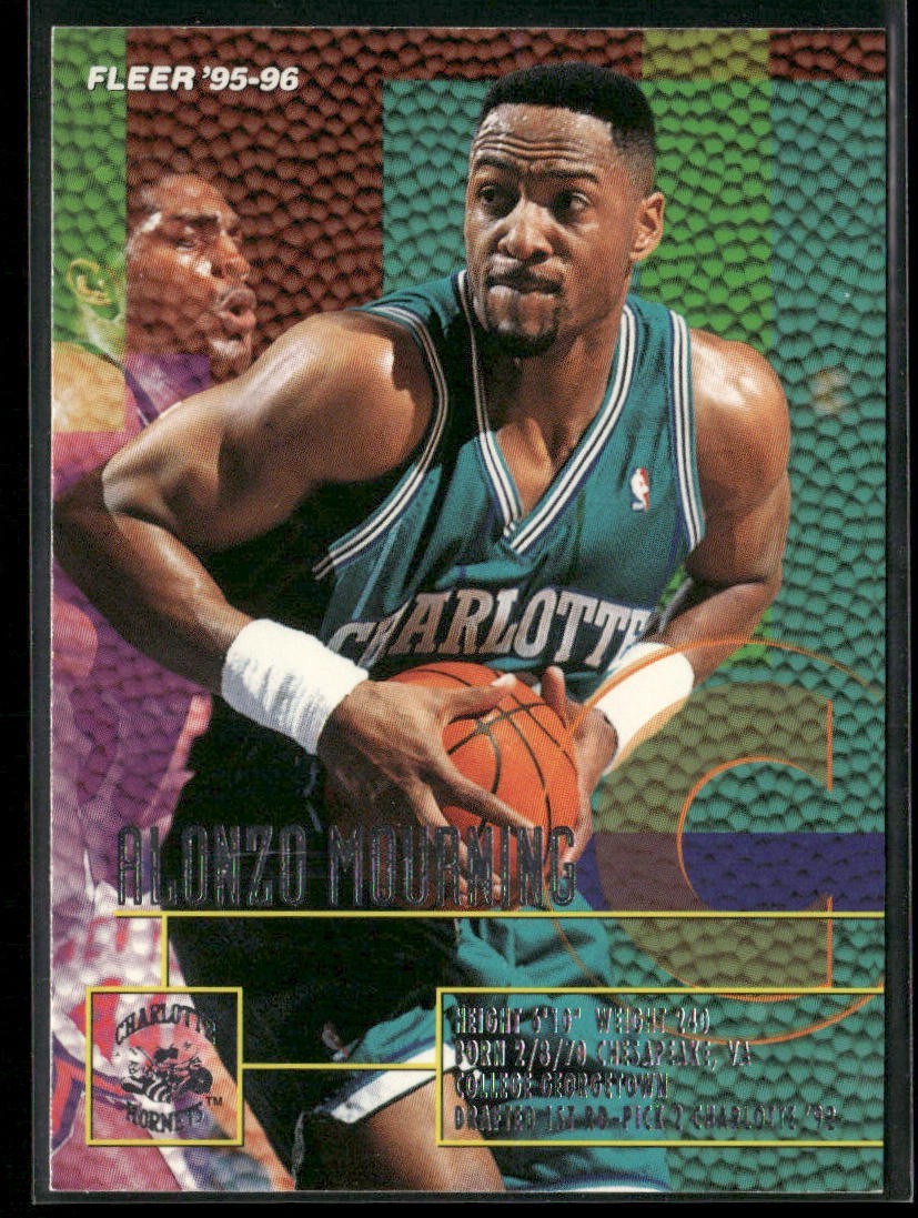 Alonzo Mourning Player Lot Bundle 10 Different Basketball Cards AM004 Heat back