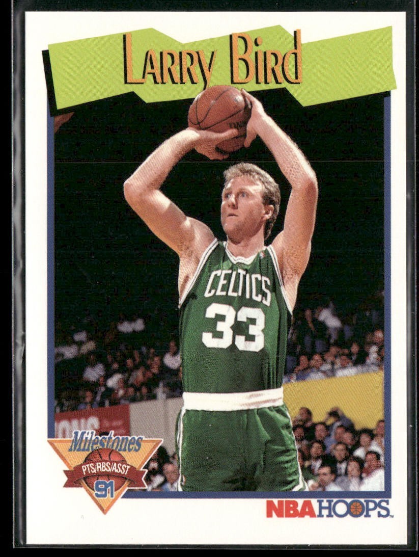 Larry Bird Player Lot Bundle 10 Basketball Cards LB001 Celtics back