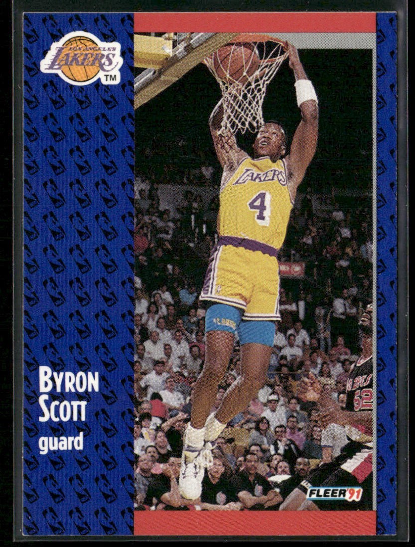 Byron Scott Player Lot Bundle 10 Different Basketball Cards BS002 Lakers Pacers back