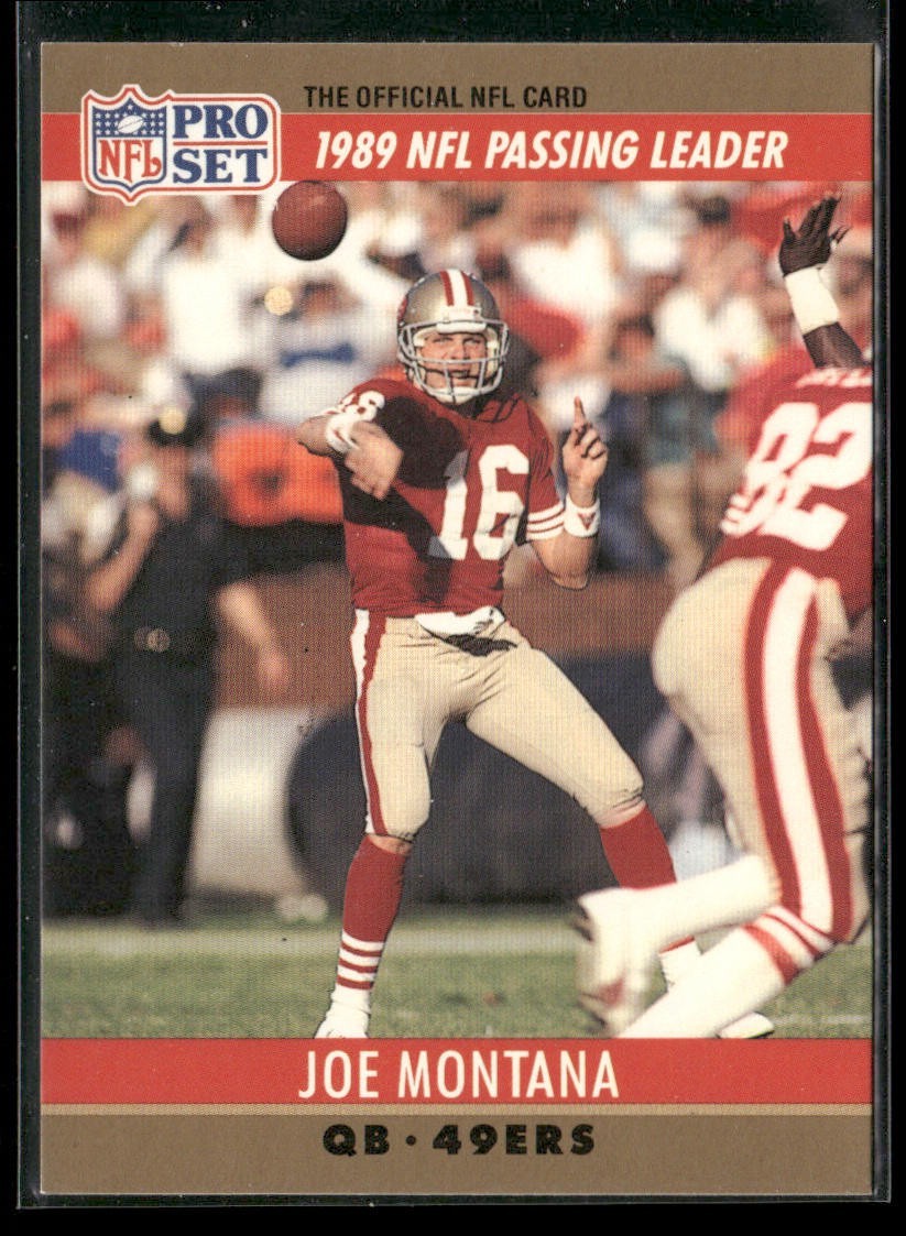 Joe Montana Player Lot Bundle 10 Different Football Cards JM005 49ers Chiefs back