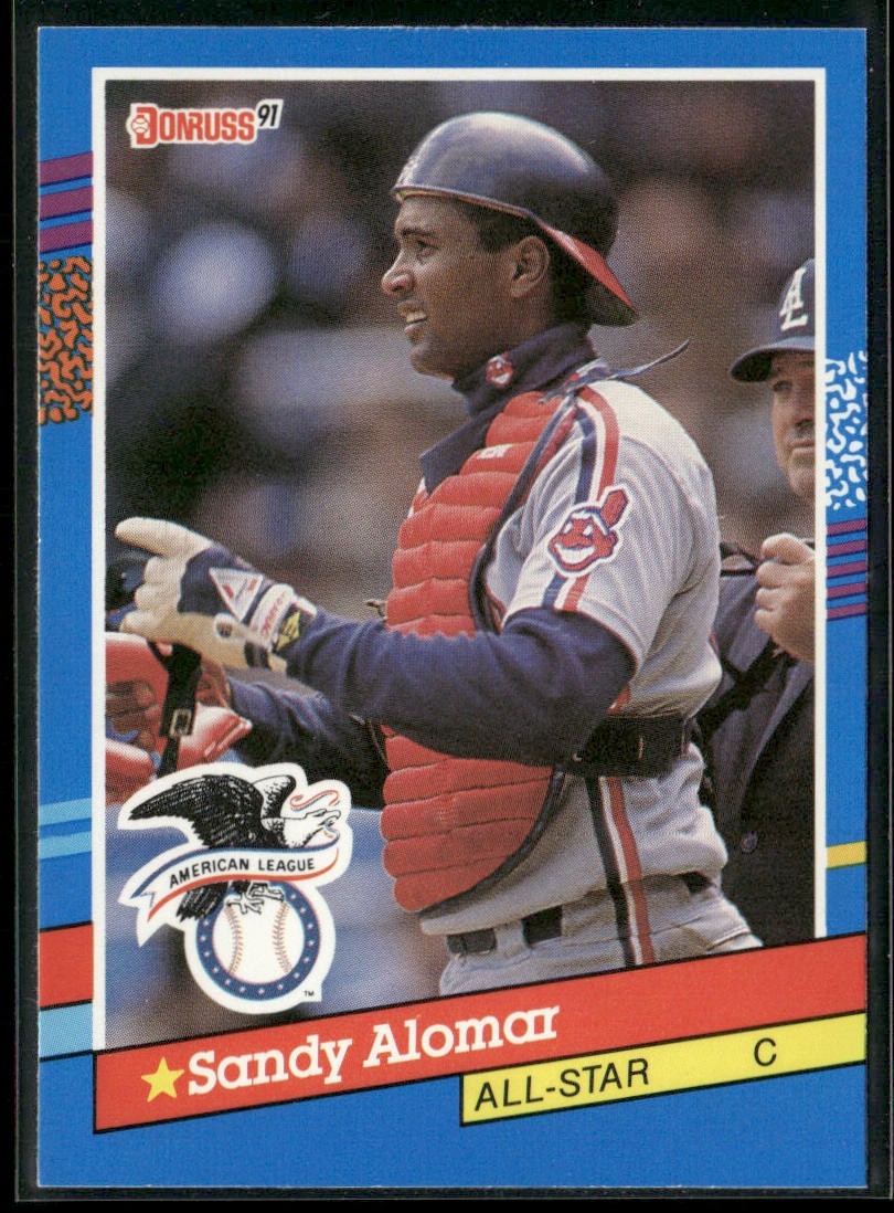 Sandy Alomar Jr. Lot Bundle 10 Different Baseball Cards SAJ001 Indians 2 RC back