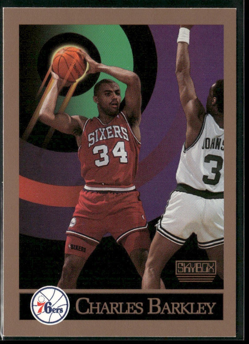 "Sir" Charles Barkley Player Lot Bundle 10 Basketball Cards CB002 Suns Sixers back