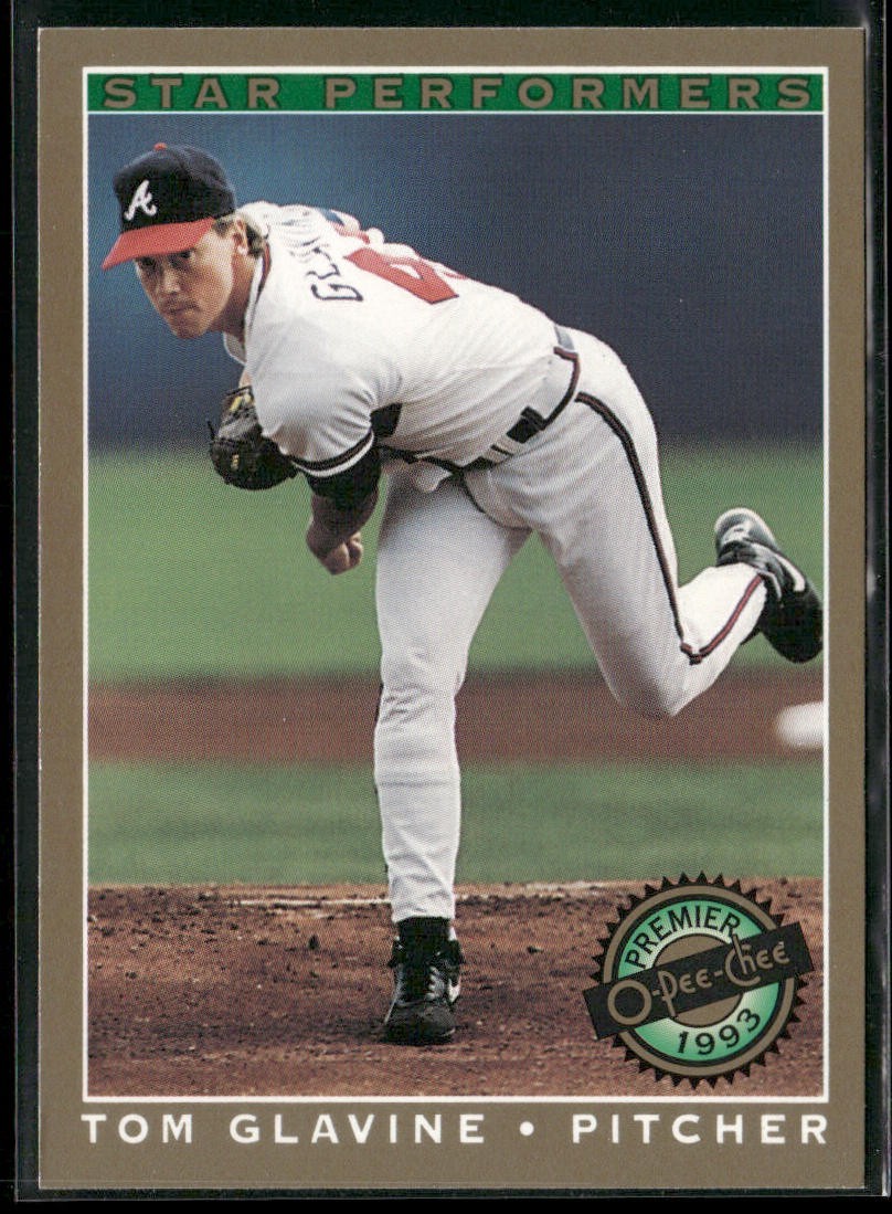 Tom Glavine Lot Bundle 10 Different Baseball Cards TG001 Braves back