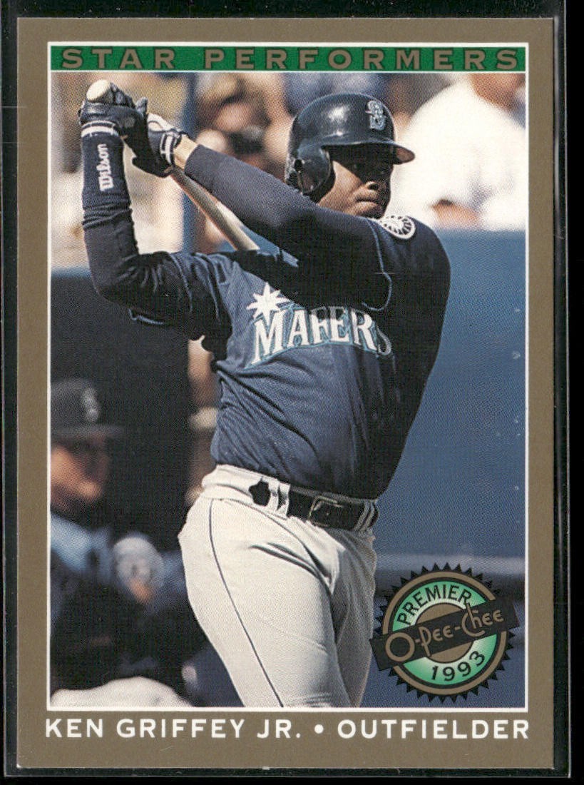 Ken Griffey Jr. Player Lot Bundle 10 Different Baseball Cards KGJ002 Mariners back