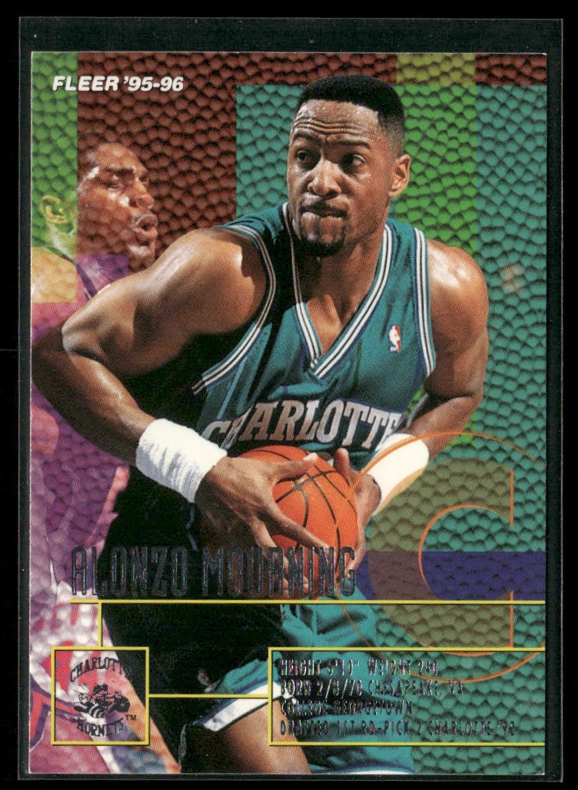 Alonzo Mourning Player Lot Bundle 10 Different Basketball Cards AM005 Heat back
