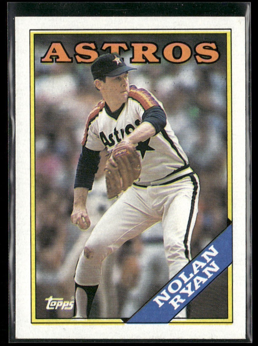 Nolan Ryan Player Lot Bundle 10 Different Baseball Cards NR001 Rangers back