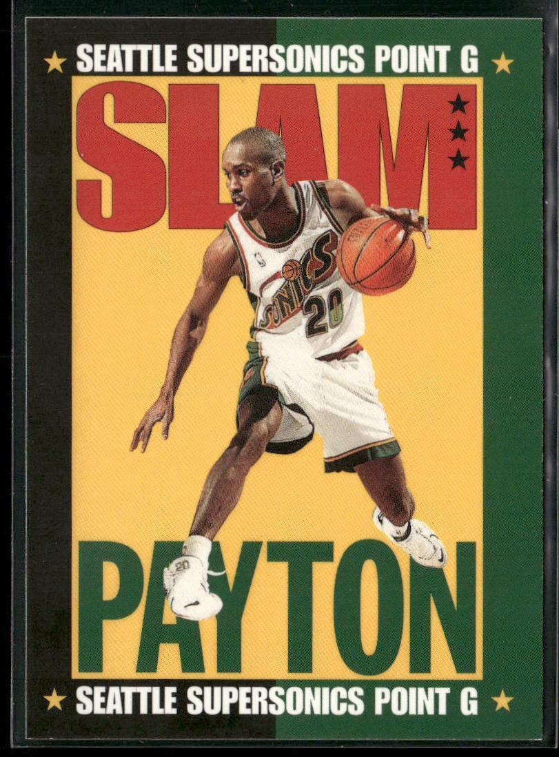 Gary Payton Player Lot Bundle 10 Basketball Cards GP003 Supersonics back