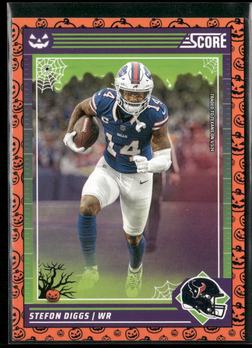 Stefon Diggs Player Lot Bundle 10 Different Football Cards SD002 Bills Vikings back