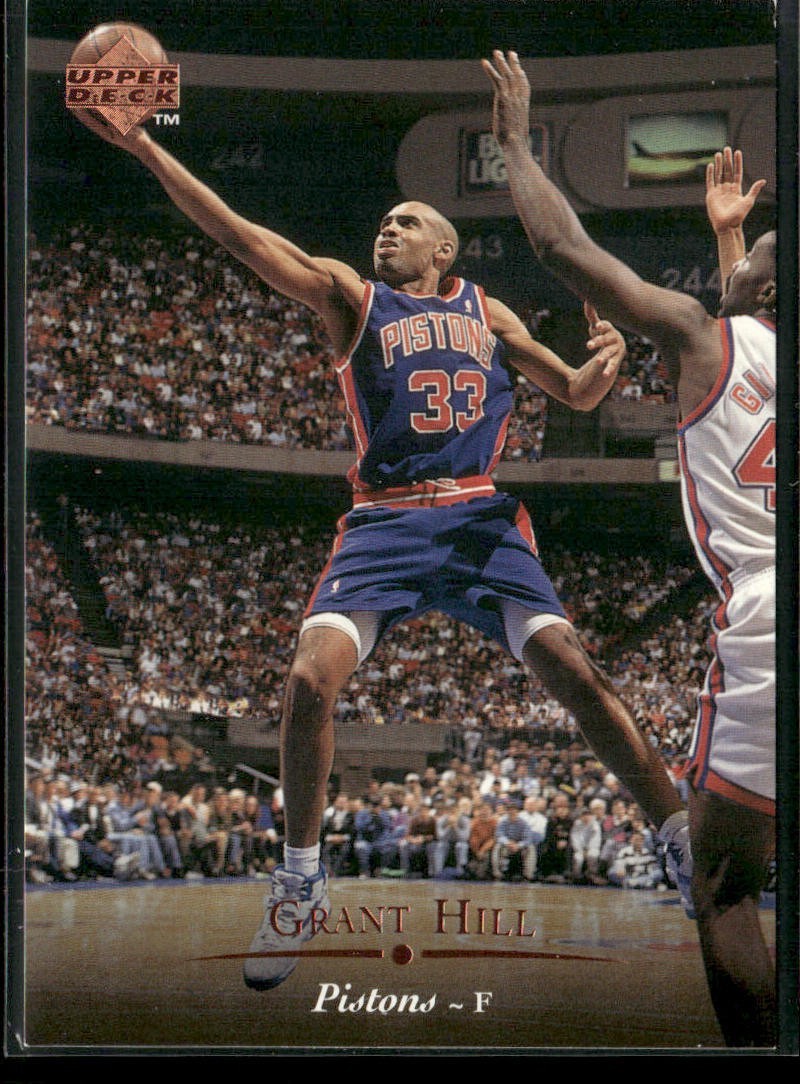 Grant Hill Player Lot Bundle 10 Basketball Cards GH003 Pistons 1 RC back