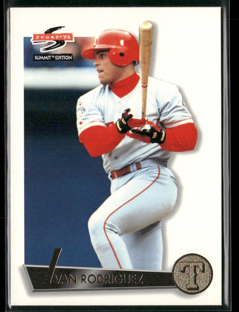 Ivan Rodriguez Player Lot Bundle 10 Different Baseball Cards IR001 Rangers back