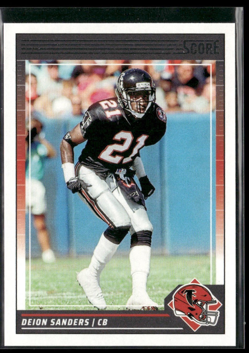 Deion Sanders Player Lot Bundle 10 Different Football Cards DS003 Falcons 49ers back