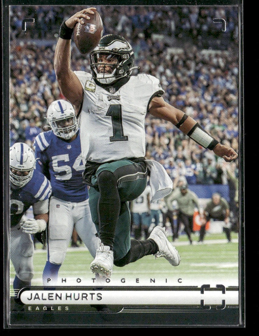 Jalen Hurts Player Lot Bundle 10 Different Football Cards JH004 Eagles back
