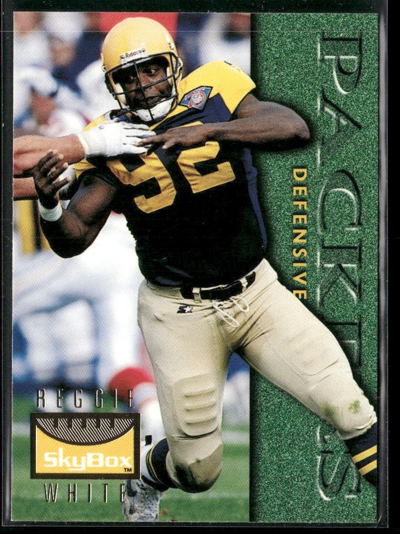 Reggie White Player Lot Bundle 10 Different Football Cards RW004 Eagles Packers back