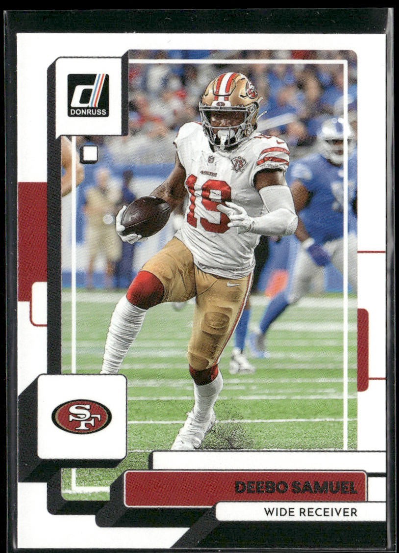 Deebo Samuel Player Lot Bundle 10 Different Football Cards DS002 San Fran 49ers back