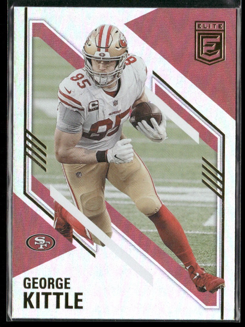 George Kittle Player Lot Bundle 9 Different Football Cards GK001 49ers back